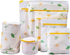 3Pcs Mesh Laundry Bags for Delicates with Premium Zipper, Travel Storage Organize Bag, Clothing Washing Bags for Laundry for Curtain,Jeans,Blouse,Stocking,Underwear