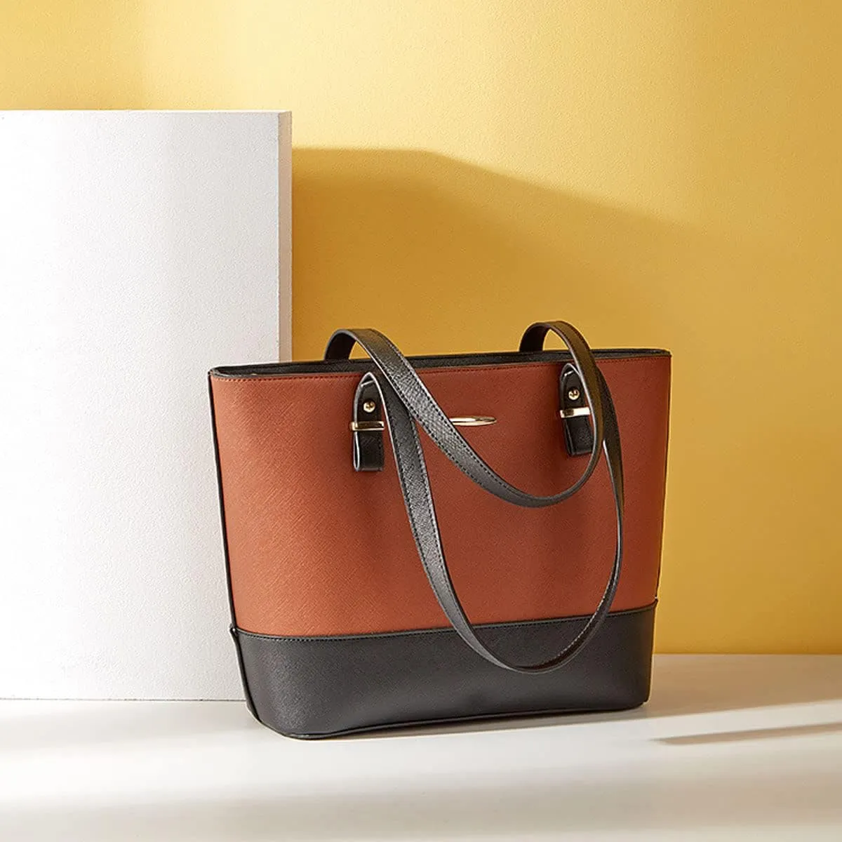 3Pcs Set Handbags and Purses for Women Patchwork Color Shoulder Bags Tassels Totes Top-Handle Satchel Hobo Bags