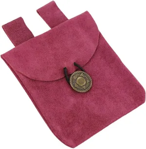 Armory Replicas Renaissance Vibes: Medieval Black & Brown Suede Pouches, Conscious Violet & Peaceful Blues Leather Lights