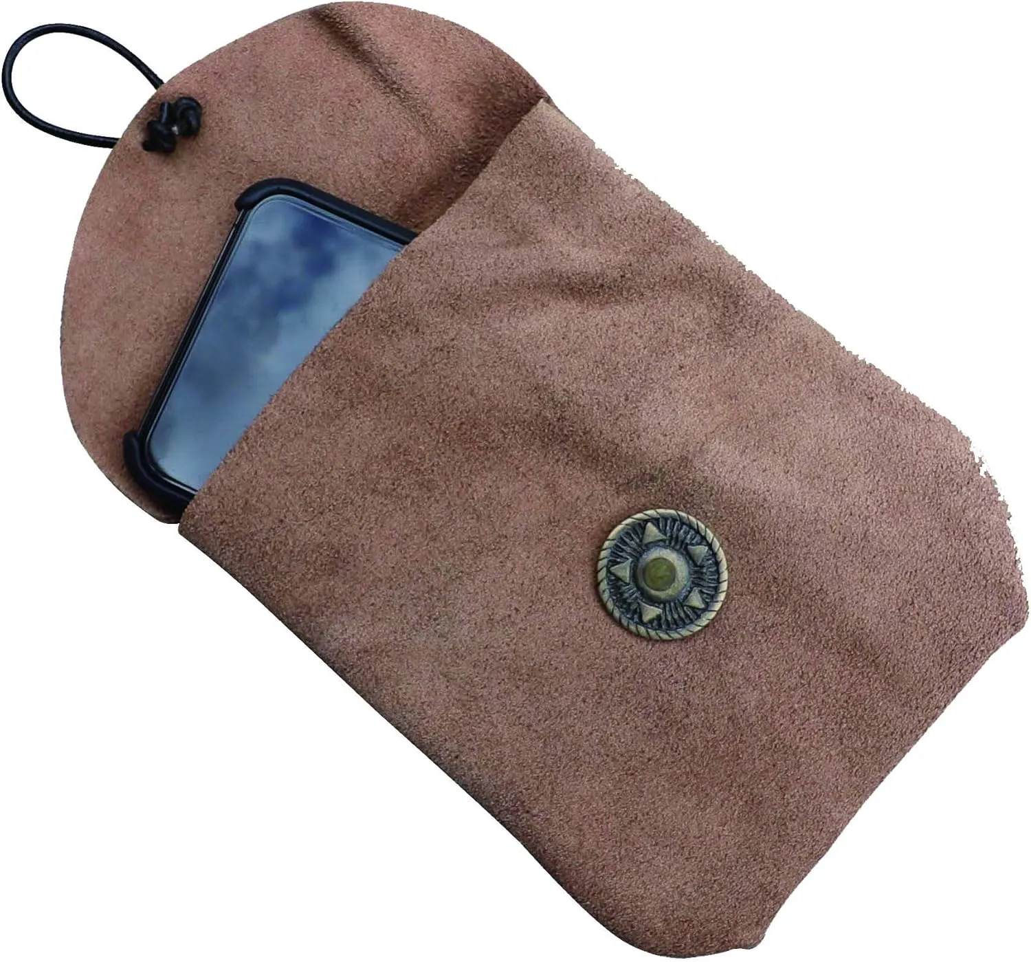 Armory Replicas Renaissance Vibes: Medieval Black & Brown Suede Pouches, Conscious Violet & Peaceful Blues Leather Lights