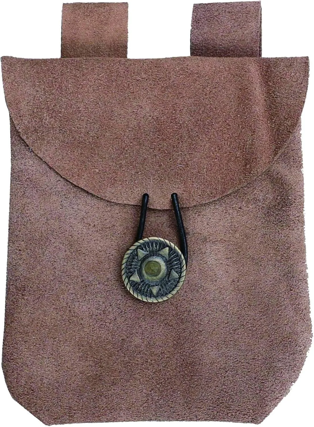 Armory Replicas Renaissance Vibes: Medieval Black & Brown Suede Pouches, Conscious Violet & Peaceful Blues Leather Lights