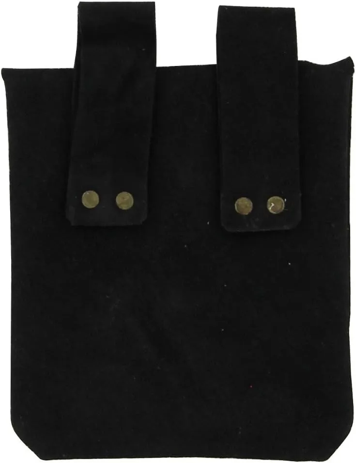 Armory Replicas Renaissance Vibes: Medieval Black & Brown Suede Pouches, Conscious Violet & Peaceful Blues Leather Lights