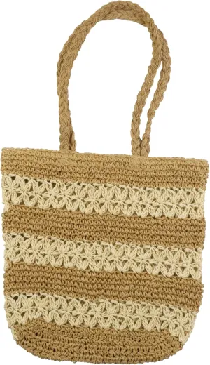 Beach Bag, Large Beach Bag for Women, Woven Straw Beach Tote Bag Waterproof, Weaving Swim Shopping Travel Bag