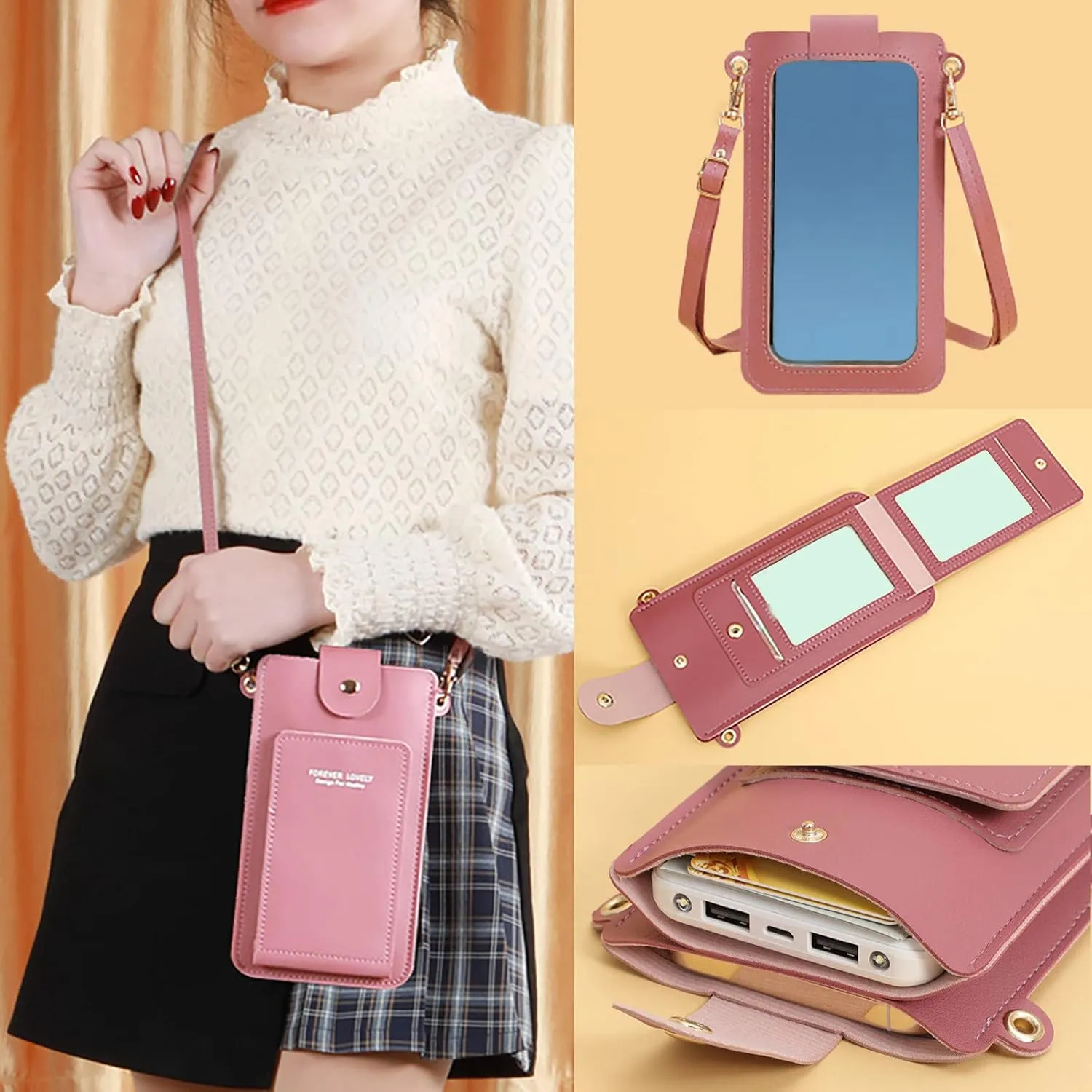Beach Tote Bag Small Retro Zipper Cell Phone Bags Shoulder Bags Crossbody Handbags Suitable For Beach Shopping Travel F