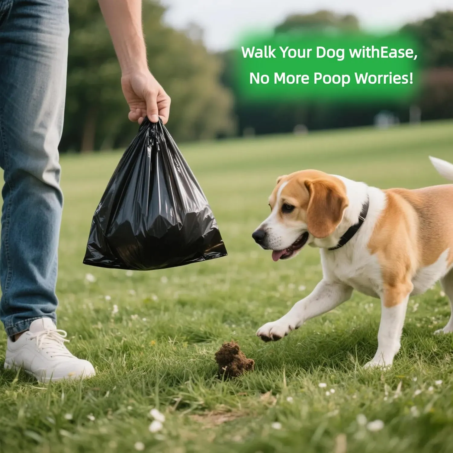 Black Small T-Shirt Trash Bags,Perfect for Dogs&Cats Poop Bags,Biodegradable with Handles (100 Count)