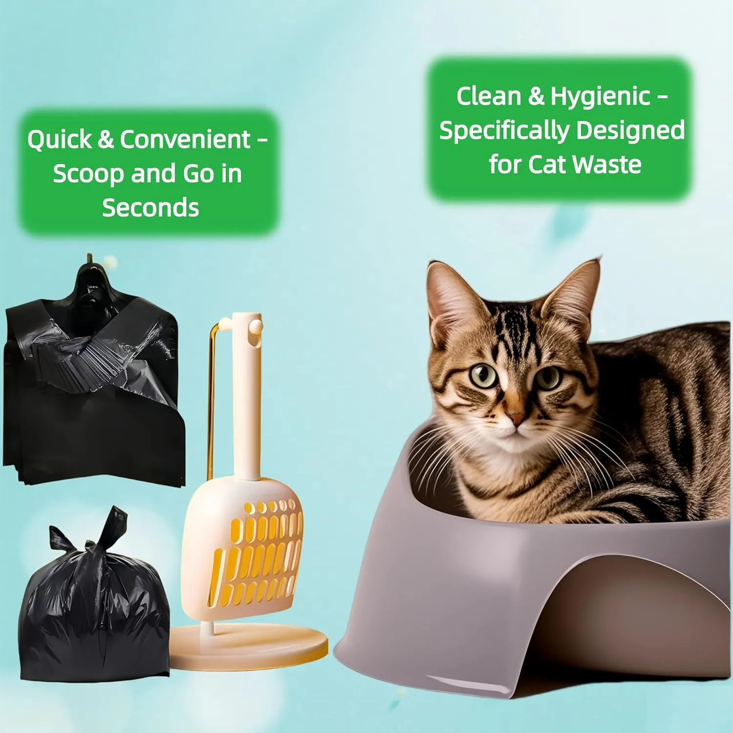 Black Small T-Shirt Trash Bags,Perfect for Dogs&Cats Poop Bags,Biodegradable with Handles (100 Count)