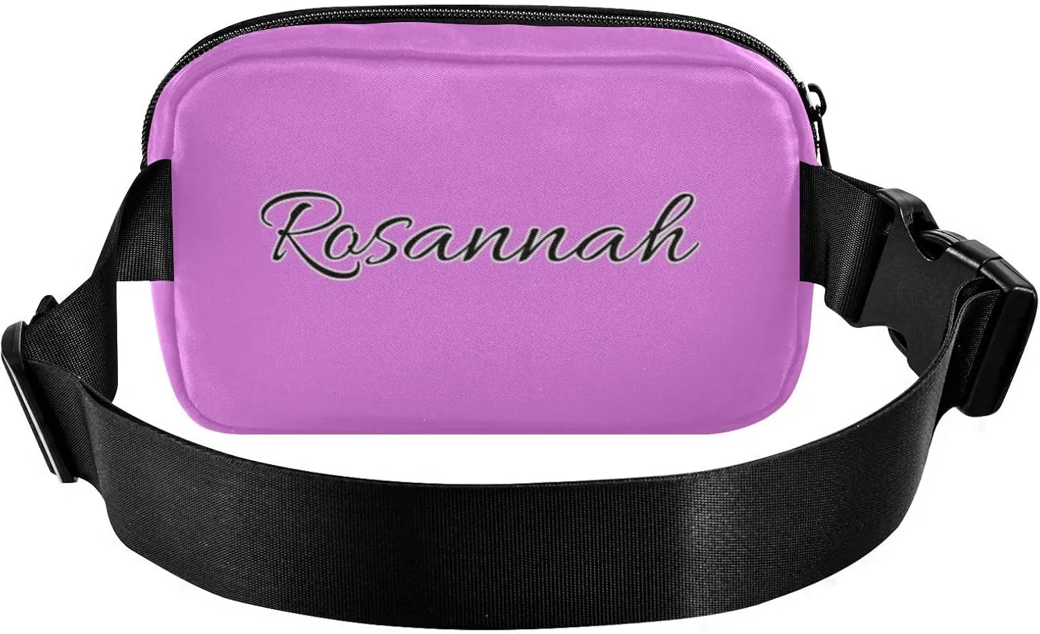 Boccsty Custom Violet Belt Bag for Women Men Fanny Pack Small Waist Pouch Crossbody Bags for Outdoor Hiking Running Travel