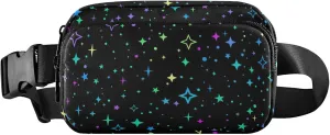 Bright Stars Women Fanny Pack Festival Belt Bag Hip Pack Waterproof Waist Pouches for Men