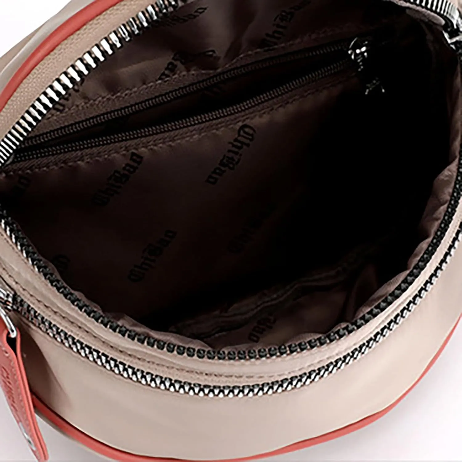 Canvas Shoulder Bag Lightweight Nylon Fabric Women's Bag Fashion Ladies Shoulder Crossbody Bags (Orange, One Size)