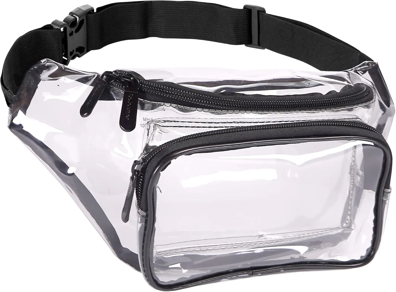 Clear Fanny Pack Belt Bag  Stadium Approved Waist Pack for Men & Women, Crossbody Bum Bag for Travel, Hiking, Running