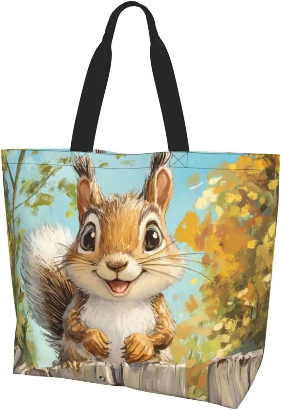 close-up Golden Retriever face print Reusable Shoulder Bags Large Casual Tote Bag Shopping Grocery grocery bag