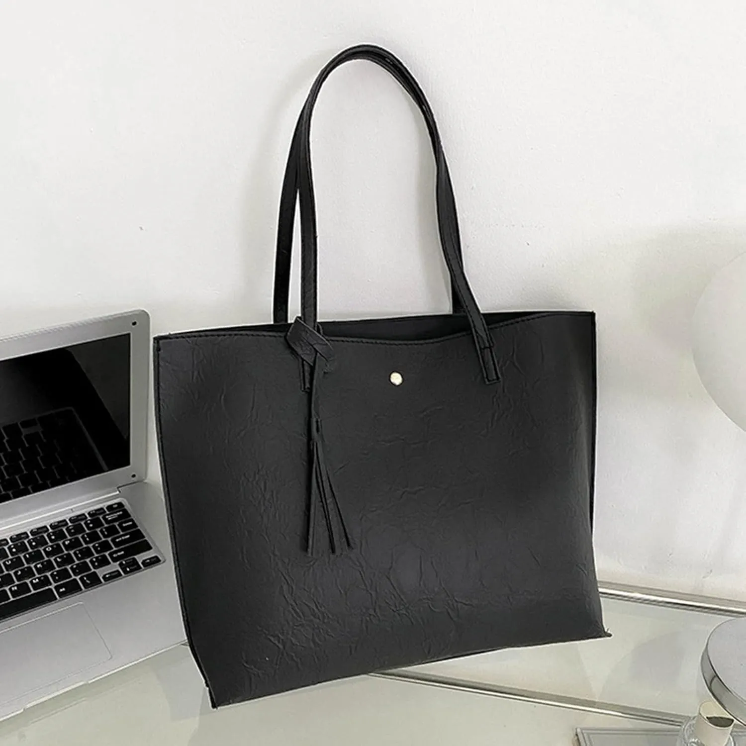 Clutch Purses for Women Formal Genuine Leather Crossbody Bags for Women Trendy Waterproof Cross Body Bags(Black)