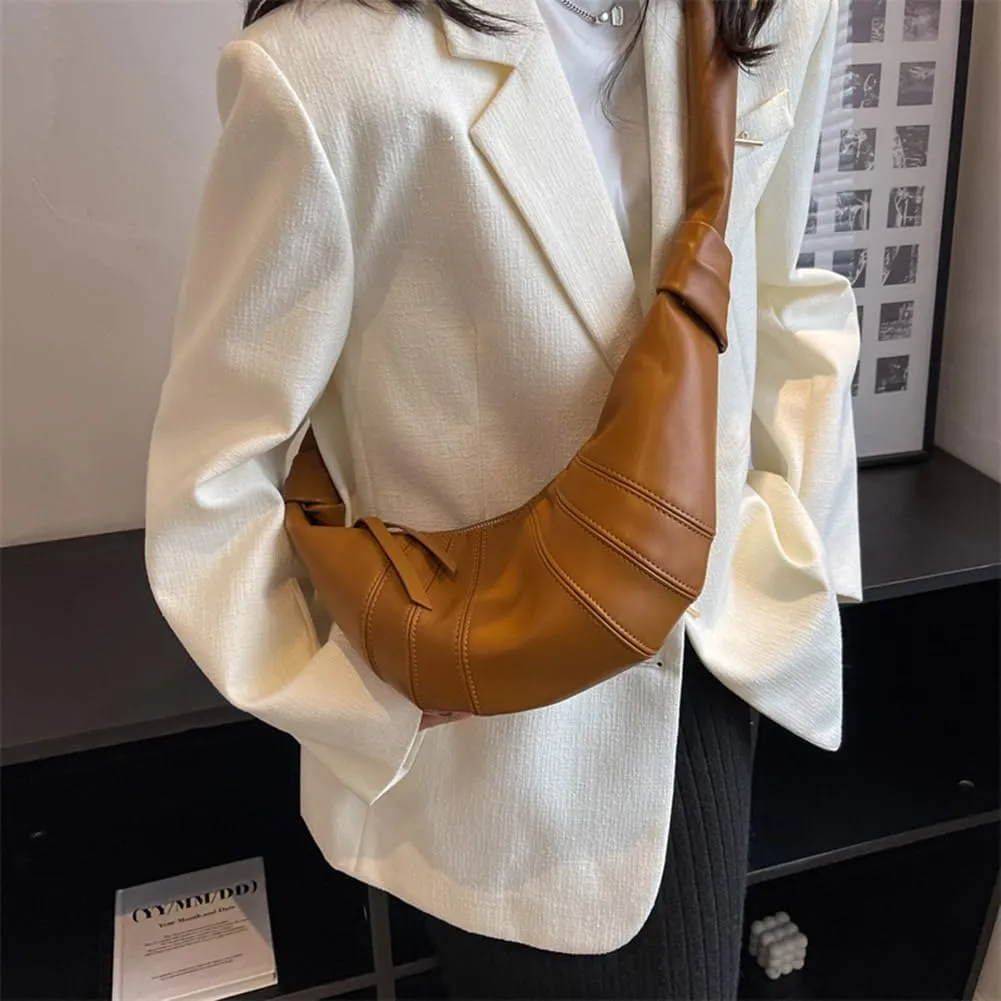 Crescent Bag Crossbody Sling Bags for Women's Shoulder Handbags Hobo Purse Satchel Purses PU Leather Tote