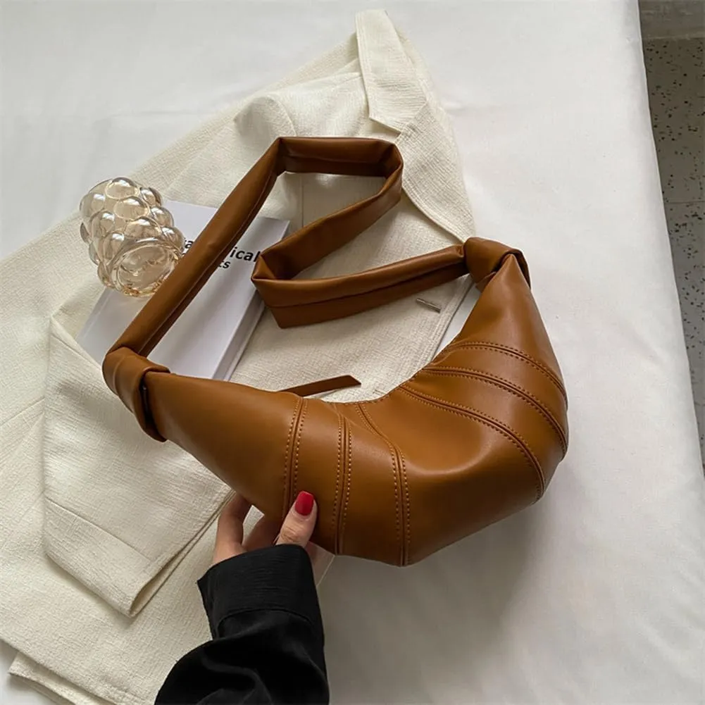 Crescent Bag Crossbody Sling Bags for Women's Shoulder Handbags Hobo Purse Satchel Purses PU Leather Tote