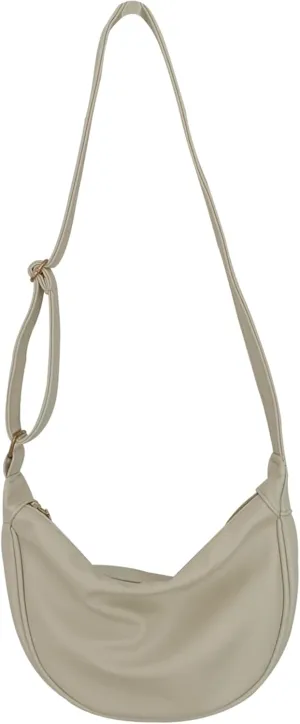 Crossbody Bags for Women Men, Pu Leather Crescent Hobo Bags Hobos Sling Purse Chest Bag Shoulder Bag