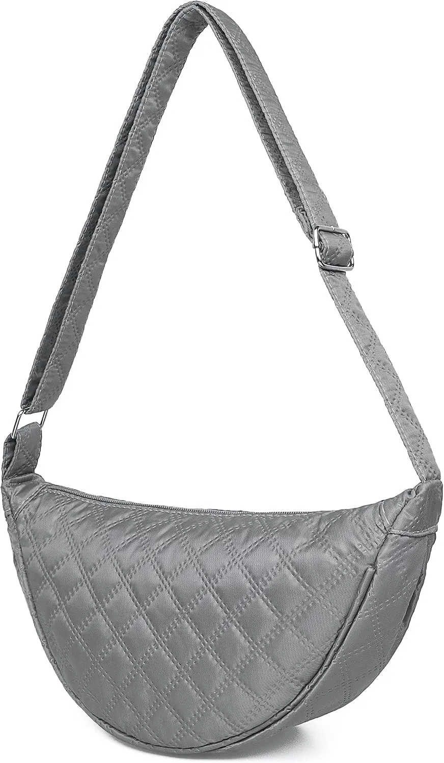 Crossbody Bags Trendy Hobo Sling Nylon Crescent Purses and Handbag Dumpling Bag Chest Bag Bum Fanny Packs, One Color, One Size