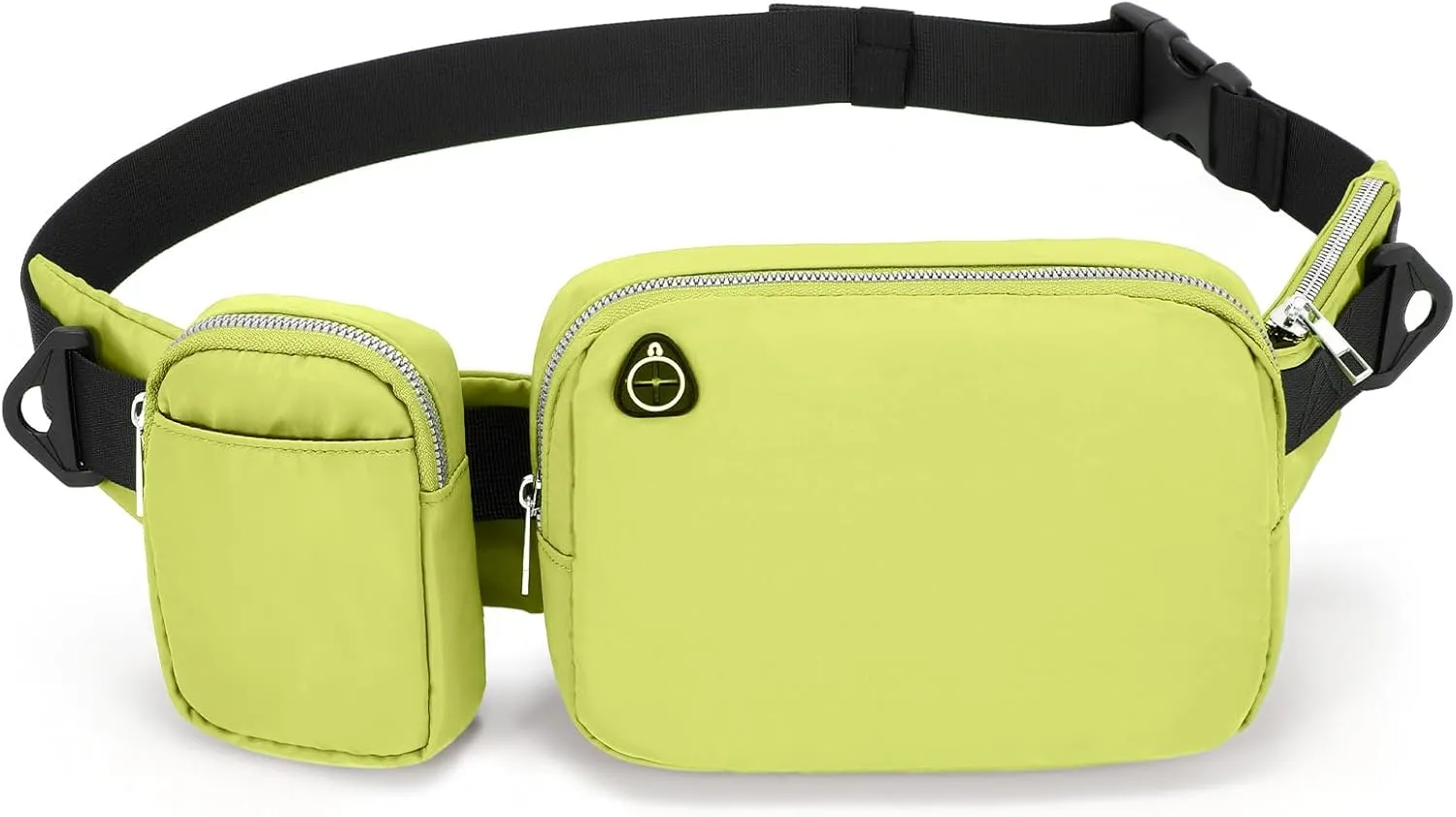 Crossbody Fanny Packs for Women Men, Cross Body Belt Bag with Extended Strap, Everywhere Belt Bag Fanny Pack Sets for Travel Running (Green)