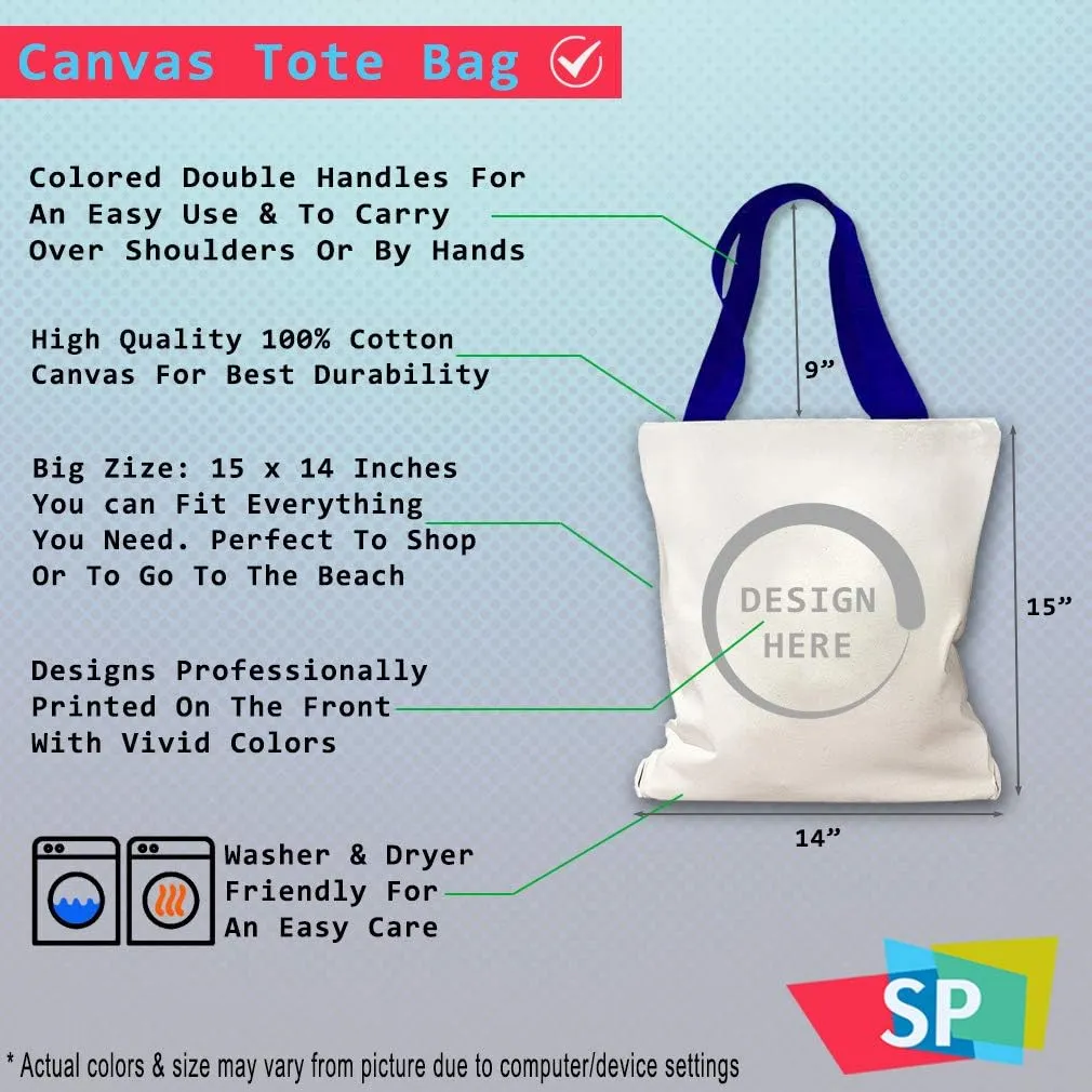 Custom Canvas Tote Shopping Bag Blessed Are The Hairstylists Inspiration & Motivation Hairstylists