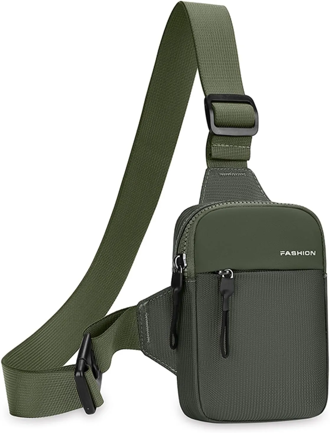 Cute Backpack for Teen s with Charger Men Chest Bag Fashion Wallet Casual Shoulder Bag (Green, One Size)