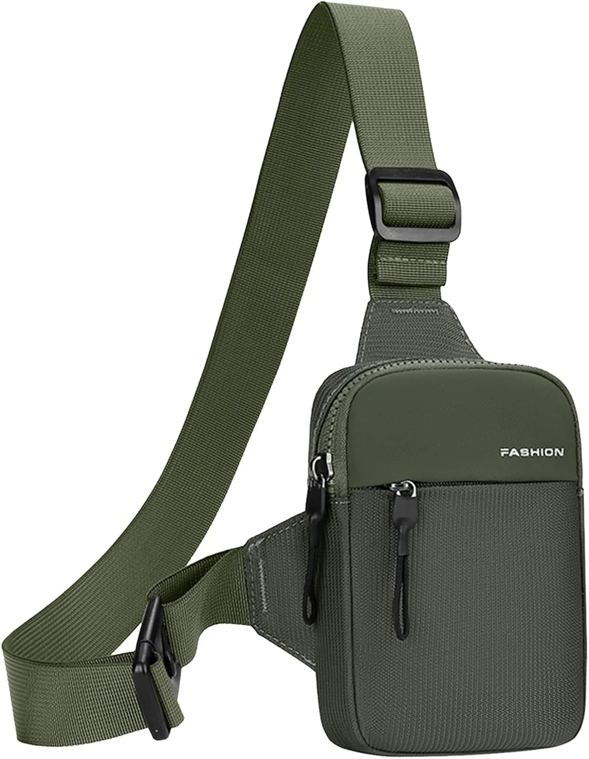 Cute Backpack for Teen s with Charger Men Chest Bag Fashion Wallet Casual Shoulder Bag (Green, One Size)