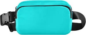 Cyan Waist Packs for Women Men Belt Bag Fanny Pack Small Waist Pouch Pouch Runing Belt for Outdoor Running Hiking Cycling