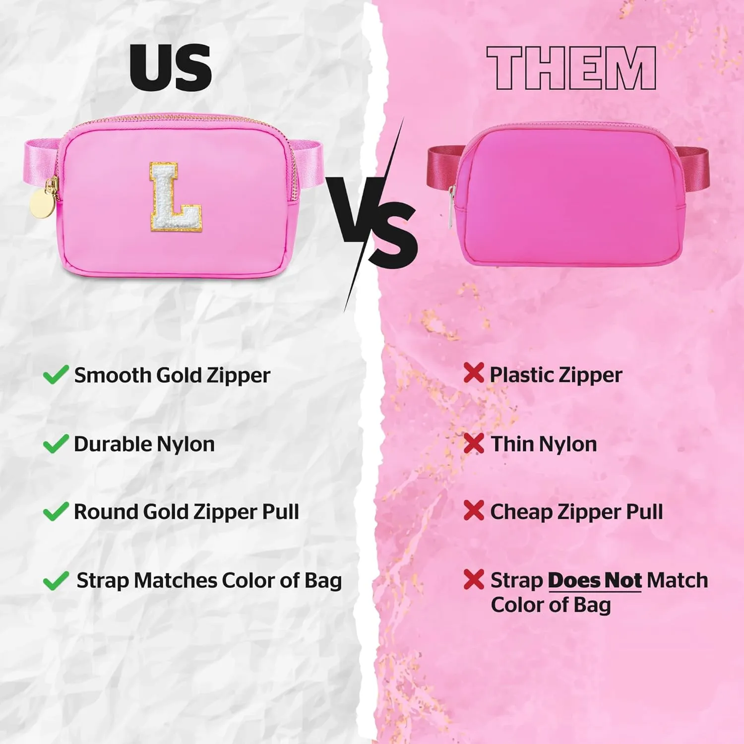 DANCOUR Kids Fanny Pack for Girls  Cute Belt Bag, Crossbody Bag for Kids, Girls' Purse, Small Travel Bag, Birthday Gift for 8-11 Year Old Girls