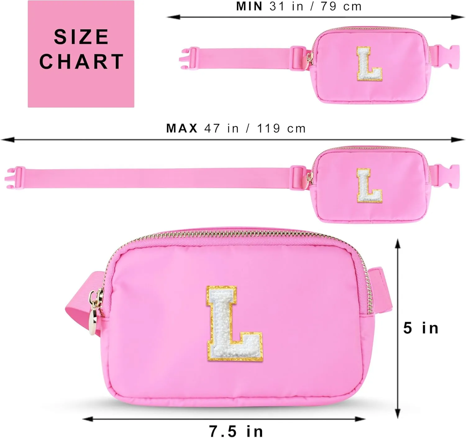 DANCOUR Kids Fanny Pack for Girls  Cute Belt Bag, Crossbody Bag for Kids, Girls' Purse, Small Travel Bag, Birthday Gift for 8-11 Year Old Girls