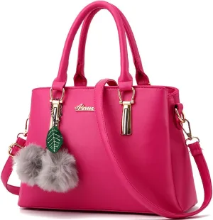 Dayfine Handbags and Purse for Women Vegan Leather Satchel Bag Top Handle Handbag Shoulder Bags Crossbody Bag Ladies Totes