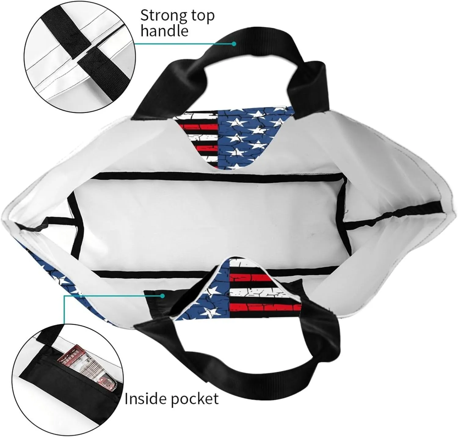Dirt Track Lights Flag Motocross Women's Tote Bag Large Capacity Single Shoulder Bags Handbag for Shopping Work