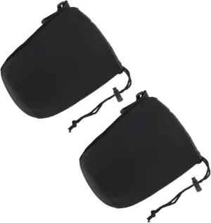 DOITOOL 2 Pcs Lens Bags Pouches Padded Camera Lens Pouch Neoprene for Dslr Accessories