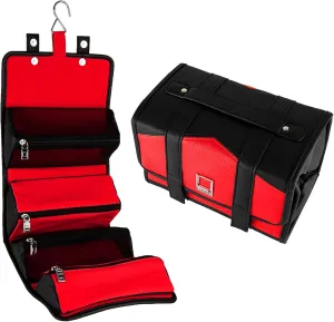 eBigValue ravel Hanging Toiletry Bag for Men Women Travel Kit Shaving Bag Waterproof Large Makeup Bag Wash Bag Makeup Organizer Cosmetic Case for Bathroom Shower