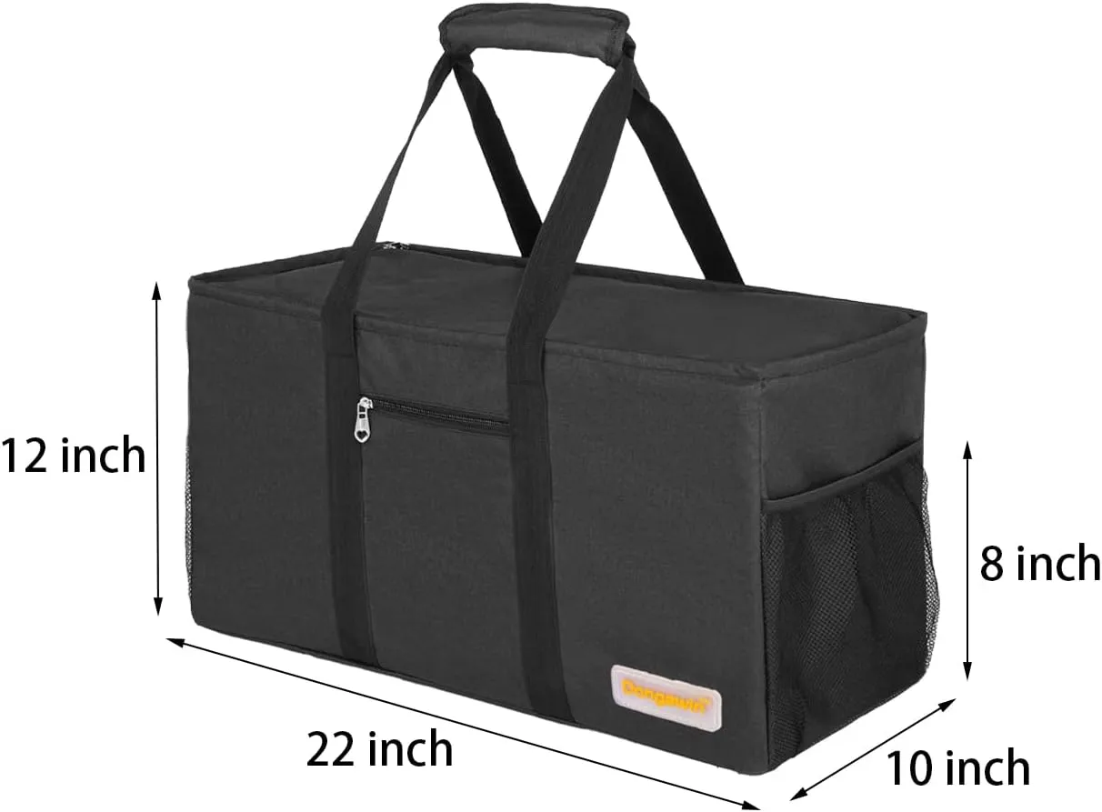Extra Large Utility Tote - Reusable Shopping Bags, Waterproof Beach Bag, Foldable Storage