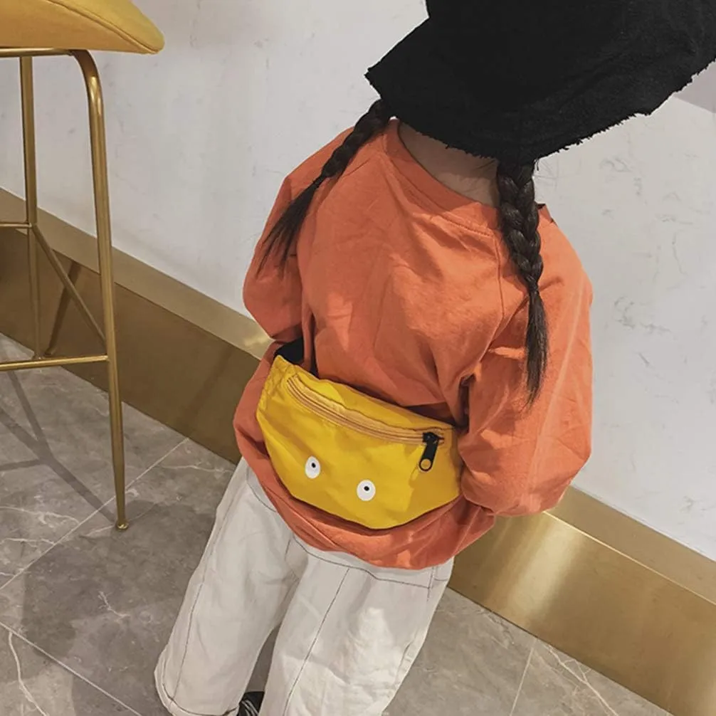 Fanny Pack Boy Girls Children Waist Pack Small Eyes Fanny Pack Funny Adjustable Belt Bag Travel Hiking Waist Packs