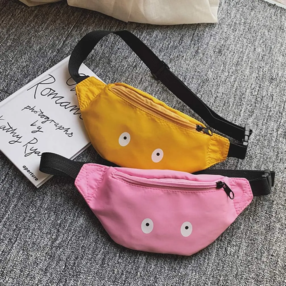 Fanny Pack Boy Girls Children Waist Pack Small Eyes Fanny Pack Funny Adjustable Belt Bag Travel Hiking Waist Packs