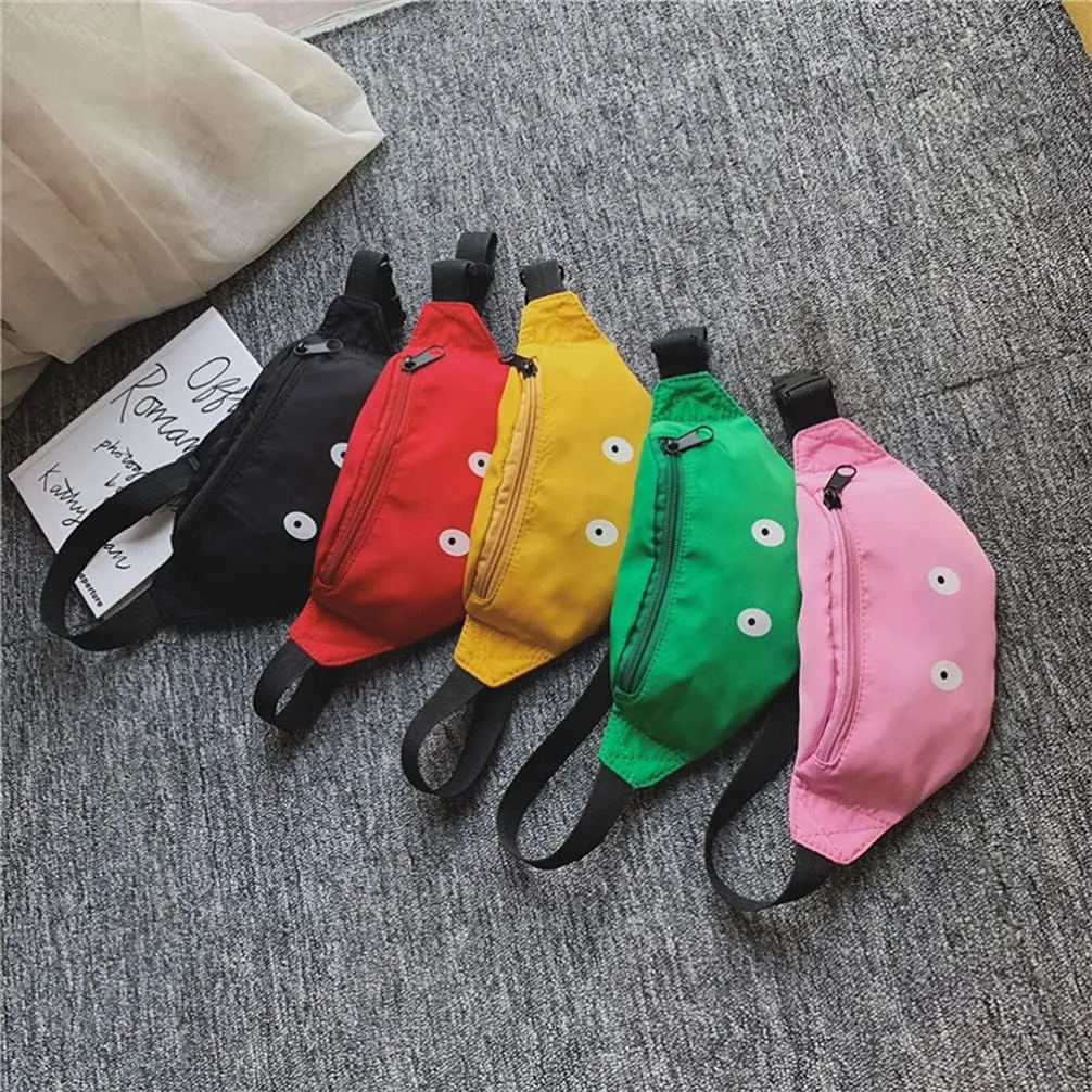 Fanny Pack Boy Girls Children Waist Pack Small Eyes Fanny Pack Funny Adjustable Belt Bag Travel Hiking Waist Packs