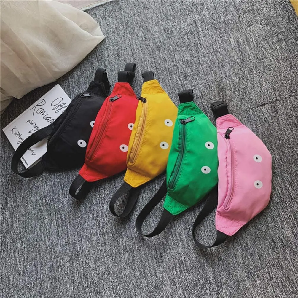 Fanny Pack Boy Girls Waist Pack Small Eyes Fanny Pack Funny Adjustable Belt Bag Travel Hiking Waist Packs