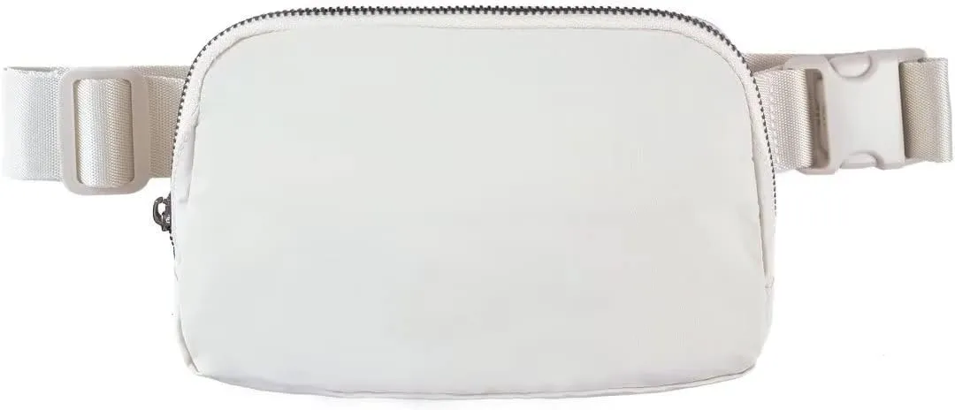 Fanny Packs for Women, Fashion Everywhere Belt Bag with Adjustable Strap small waist bag Hip Bum Bag Crossbody Bags for Travel Workout Running Hiking Gerrit Creamy White, As shown in the figure