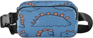 Fanny Packs for Women Men Cute Dinosaurs Dino Belt Bag Waist Pouch Packs Crossbody Bag Running Hiking Fanny Pack Gifts for Girls Boys