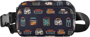 Fanny Packs for Women Men Pickled Cucumber Tomatoes Olives Belt Bag Waist Pouch Packs Crossbody Bag Running Hiking Fanny Pack Gifts for Girls Boys