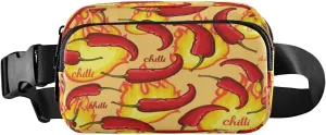 Fanny Packs for Women Men Spicy Chilli Capsicum Belt Bag Waist Pouch Packs Pepper Crossbody Bag Running Hiking Fanny Pack Gifts for Girls Boys