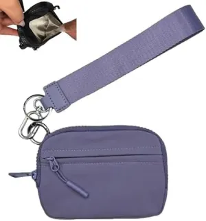 Flexcarry,Stylish Compact Wallet,Portable Women's Wristlet Handbags Id Card Holder Wallet Zipper Wallet
