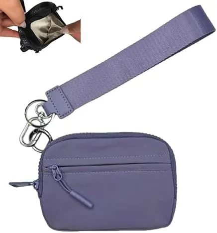 Flexcarry,Stylish Compact Wallet,Portable Women's Wristlet Handbags Id Card Holder Wallet Zipper Wallet