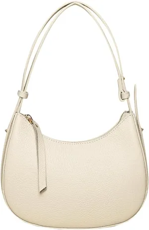 Genuine Leather Shoulder Crossbody Bag for Women Crescent Tote Purse Small Handbag Ladies Satchels with Adjustable Strap