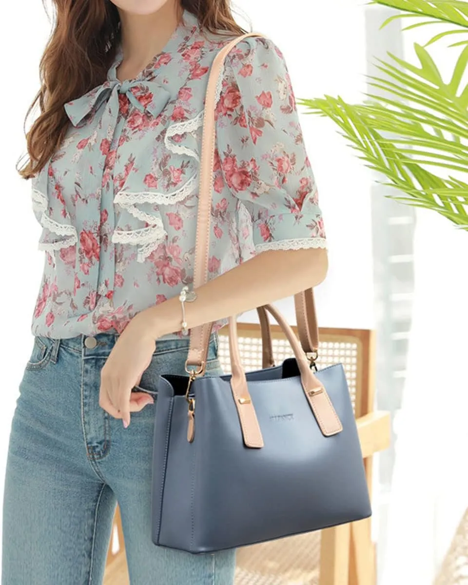 Handbags and Purses for Women PU Leather Satchels Fashion Shoulder Bags Totes Top-Handle Crossbody Bags