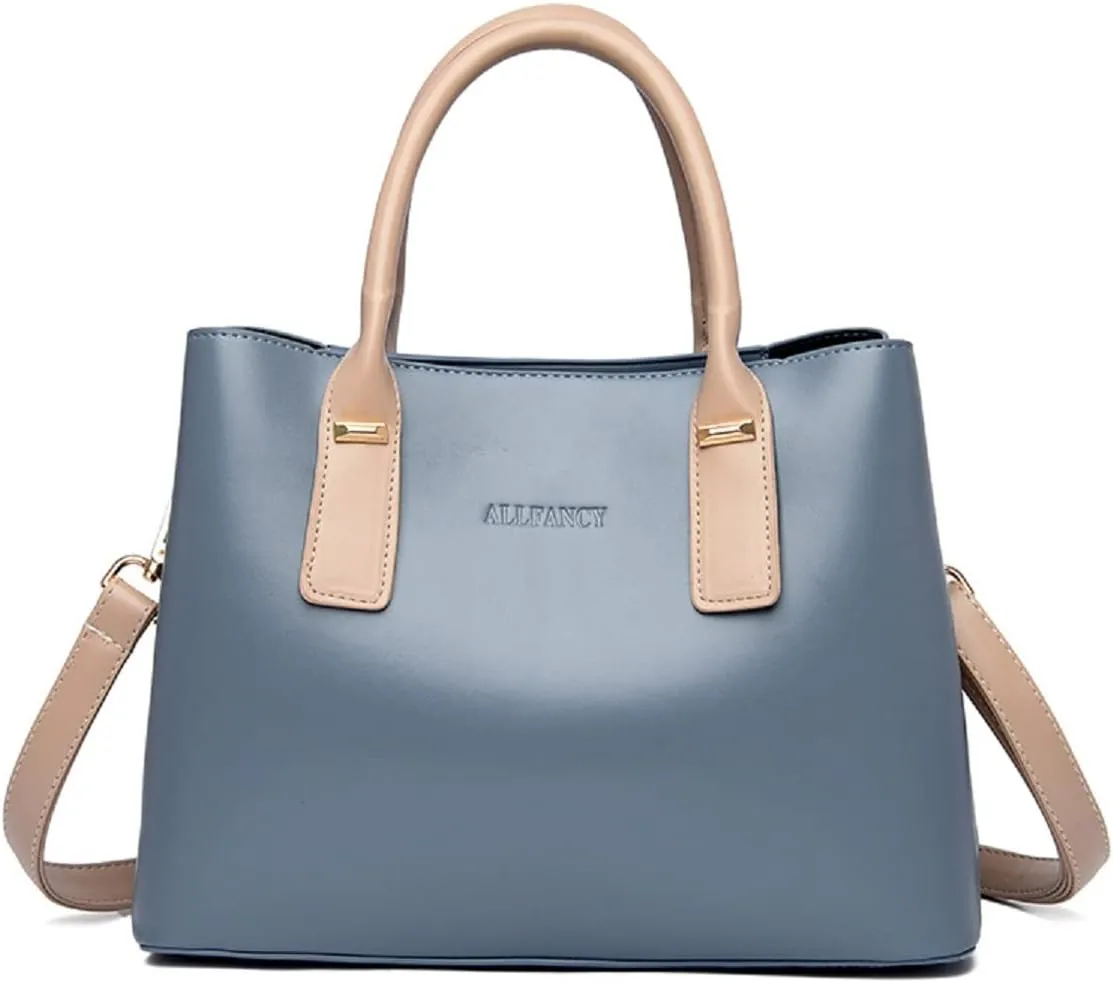 Handbags and Purses for Women PU Leather Satchels Fashion Shoulder Bags Totes Top-Handle Crossbody Bags