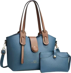 Handbags For Women Large Capacity 2 Piece Bags Single Shoulder Mother And Child Handbags For Work Shopping Travel