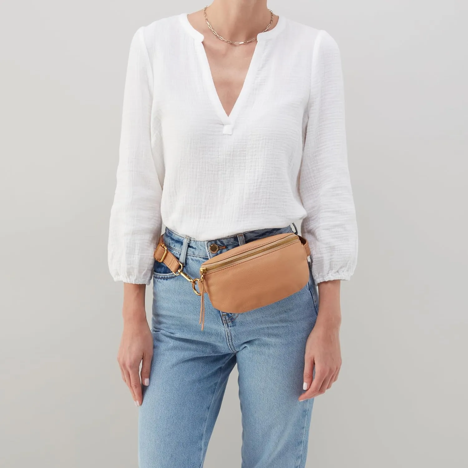 HOBO Fern Belt Bag for Women, Convertible Crossbody and Shoulder Bag