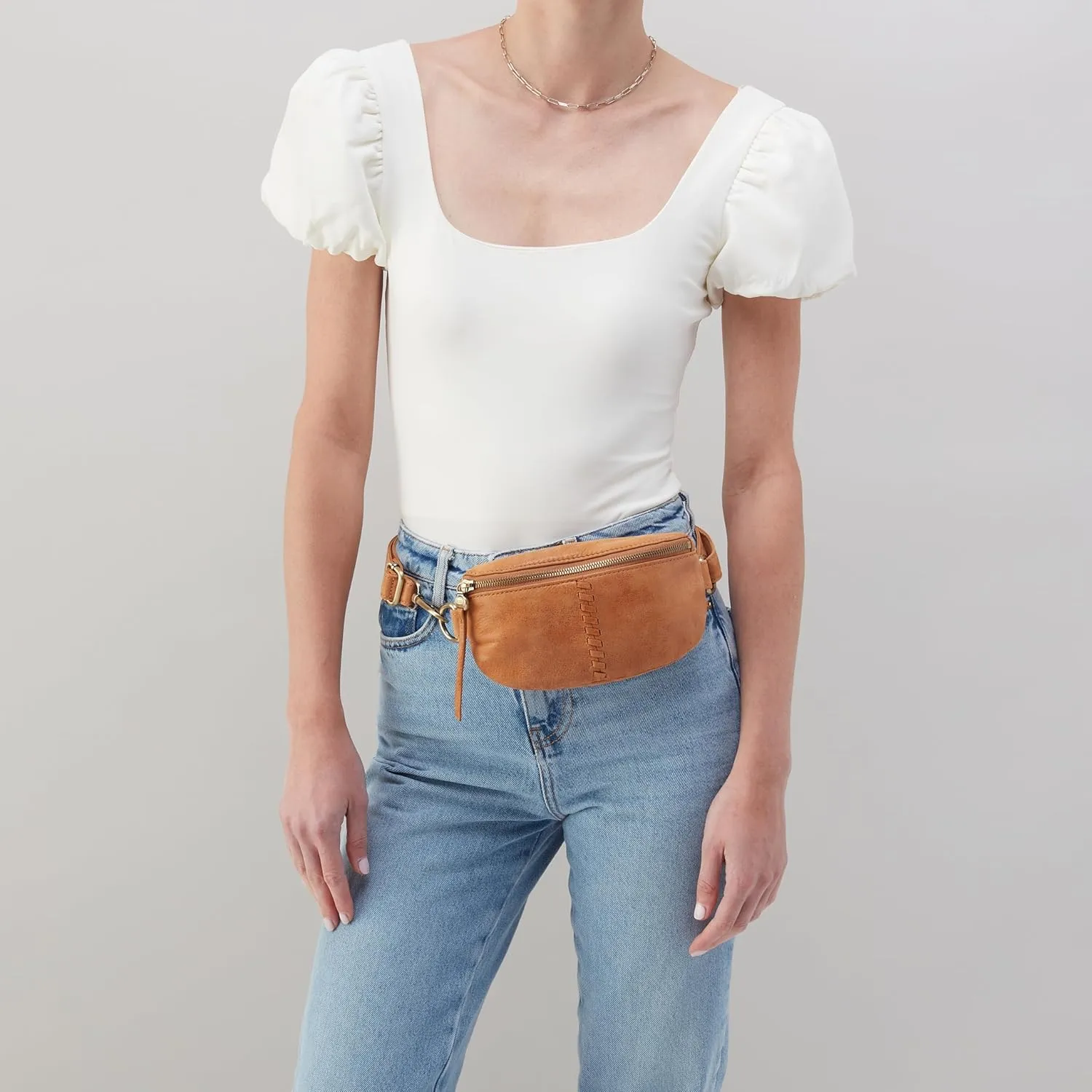 HOBO Fern Belt Bag for Women, Convertible Crossbody and Shoulder Bag