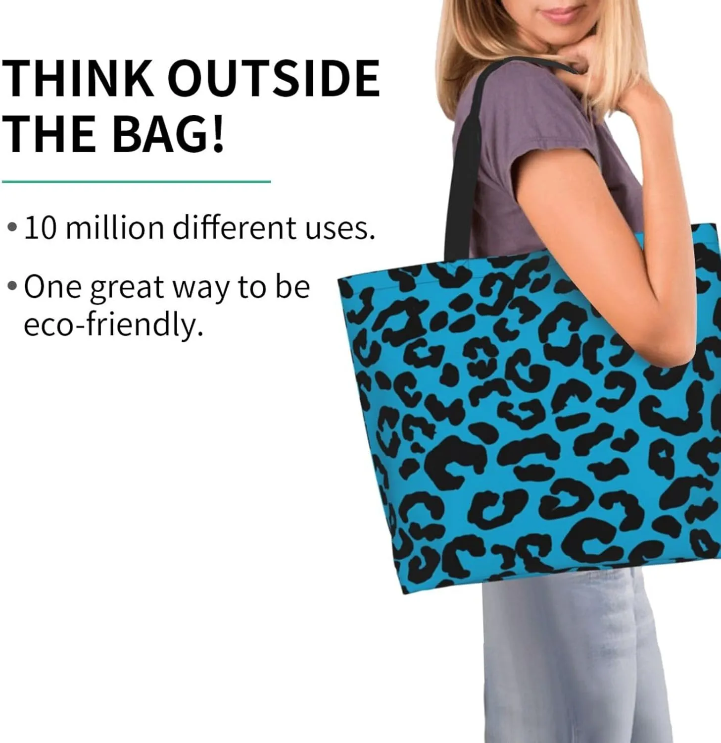Hot Pinks Zebra Leopard Animal Stripes Women's Tote Bag Large Capacity Single Shoulder Bags Handbag for Shopping Work