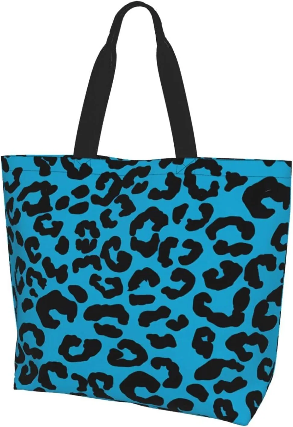 Hot Pinks Zebra Leopard Animal Stripes Women's Tote Bag Large Capacity Single Shoulder Bags Handbag for Shopping Work